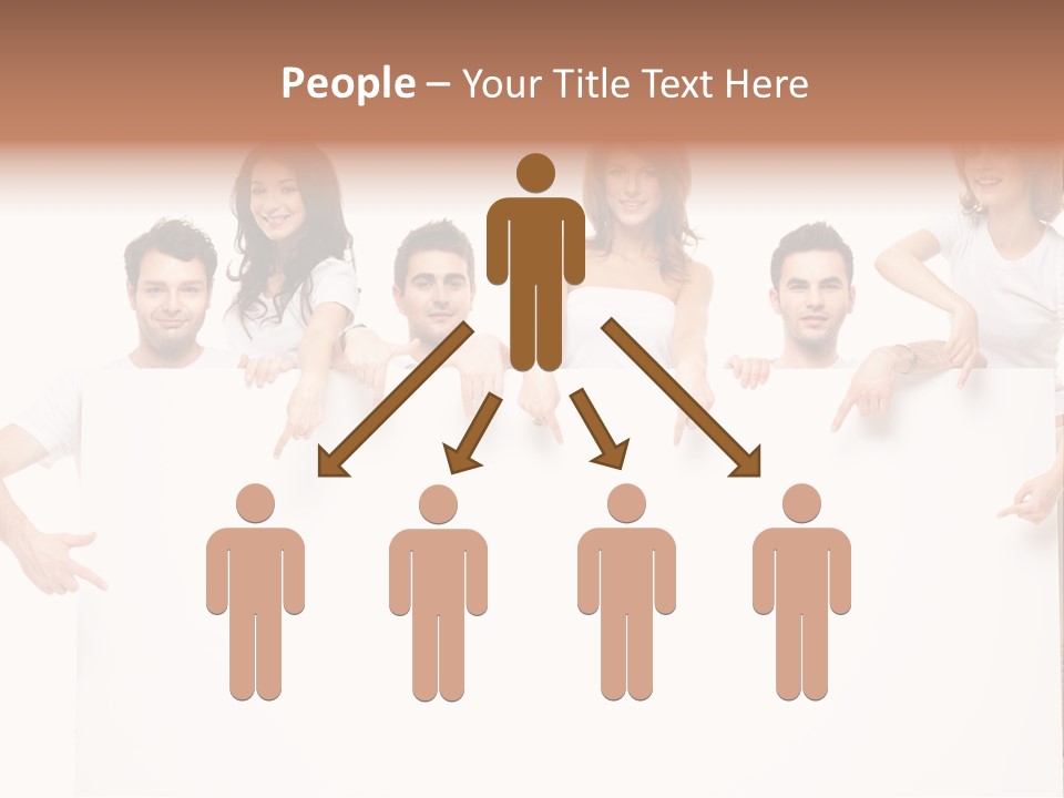 Announcement Friends Text PowerPoint Template