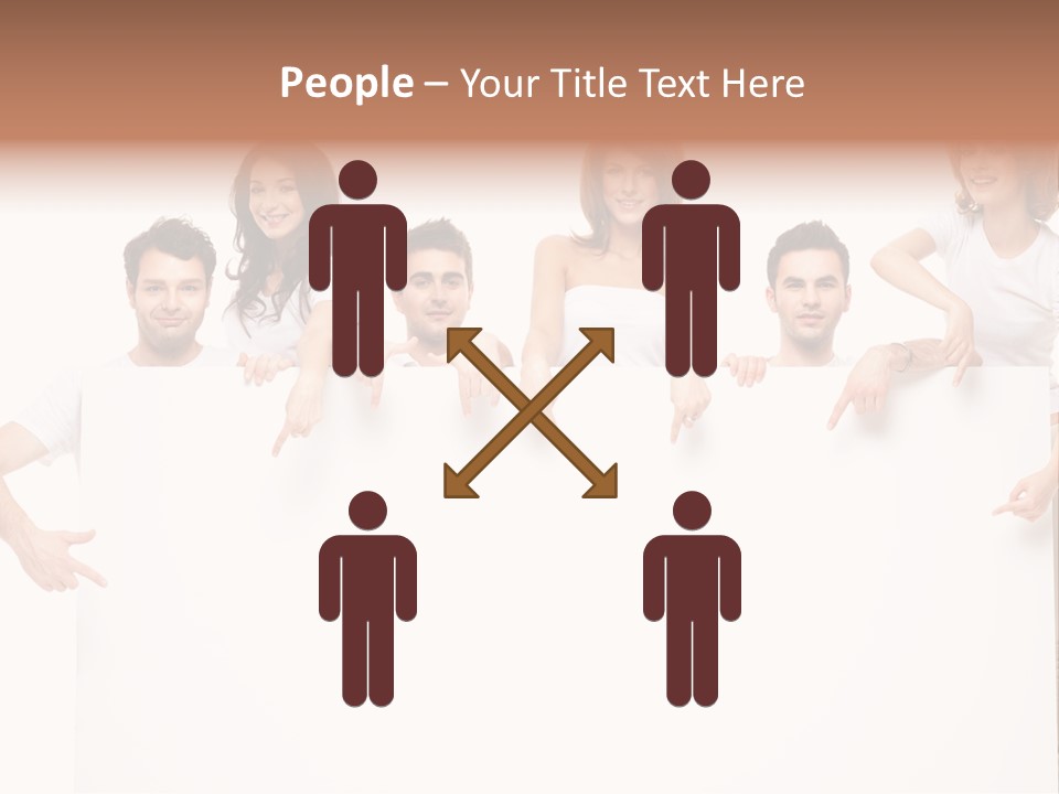 Announcement Friends Text PowerPoint Template