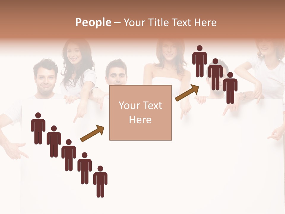 Announcement Friends Text PowerPoint Template
