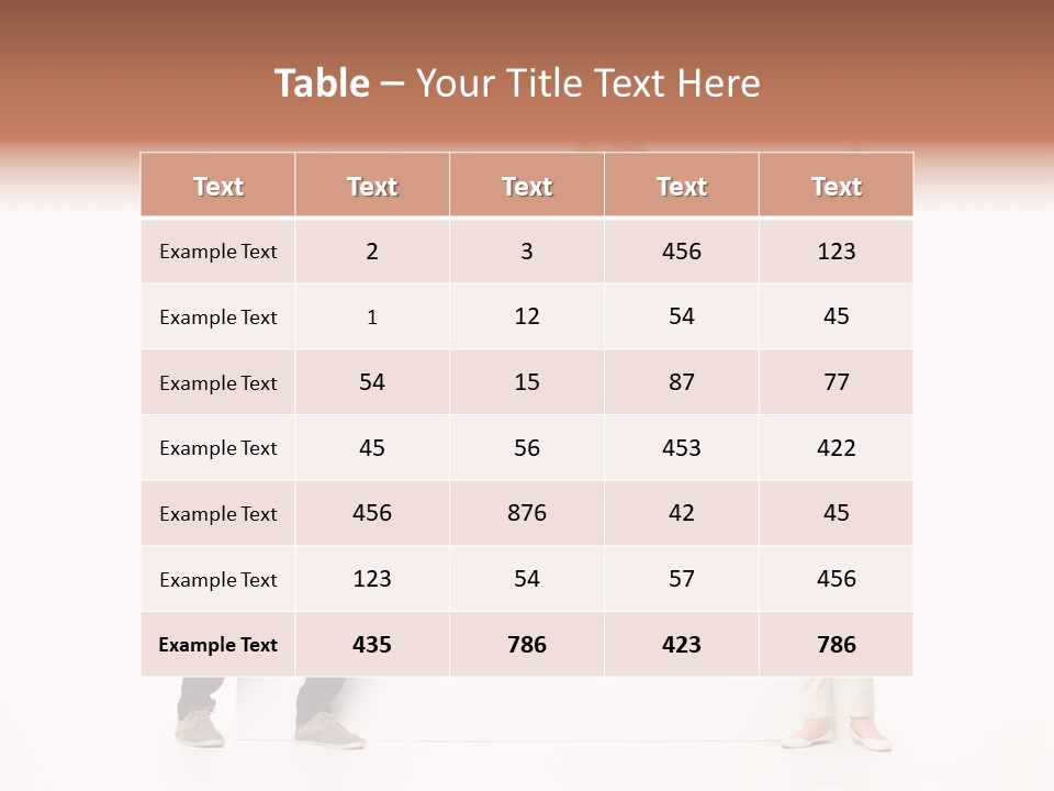 Text Pointing Model PowerPoint Template