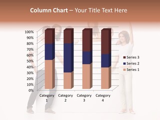 Text Pointing Model PowerPoint Template