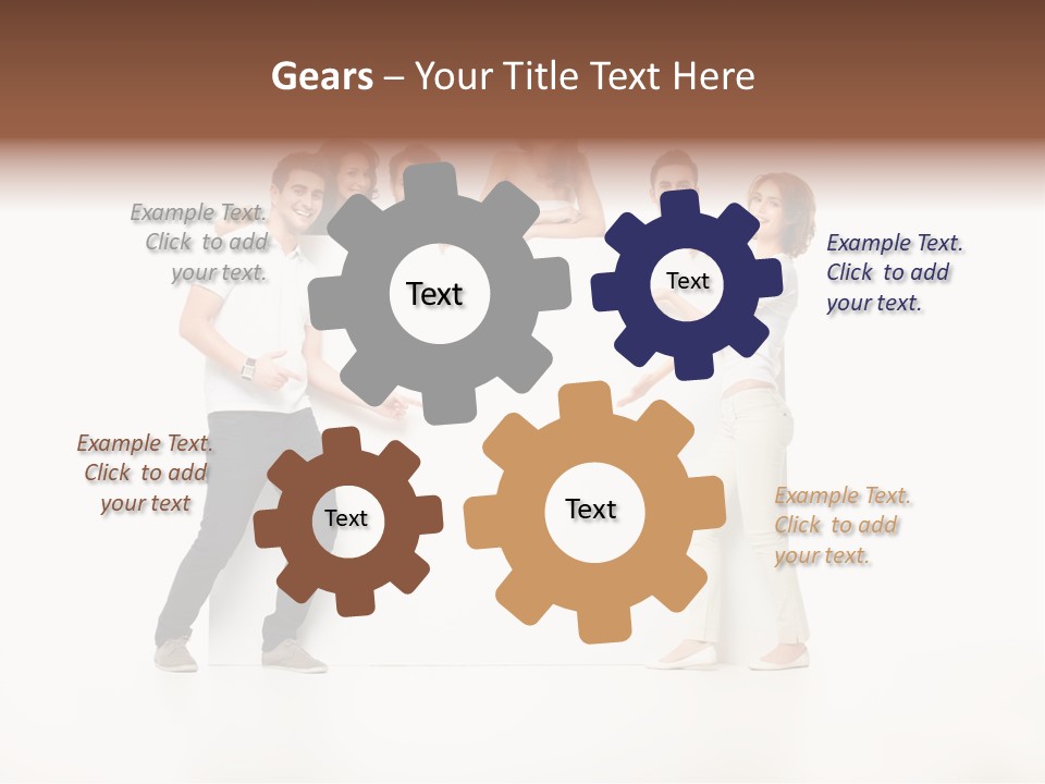 People Copy Blank PowerPoint Template