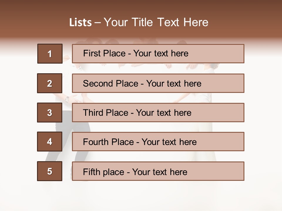 People Copy Blank PowerPoint Template