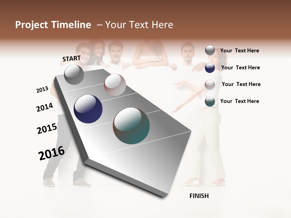 People Copy Blank PowerPoint Template