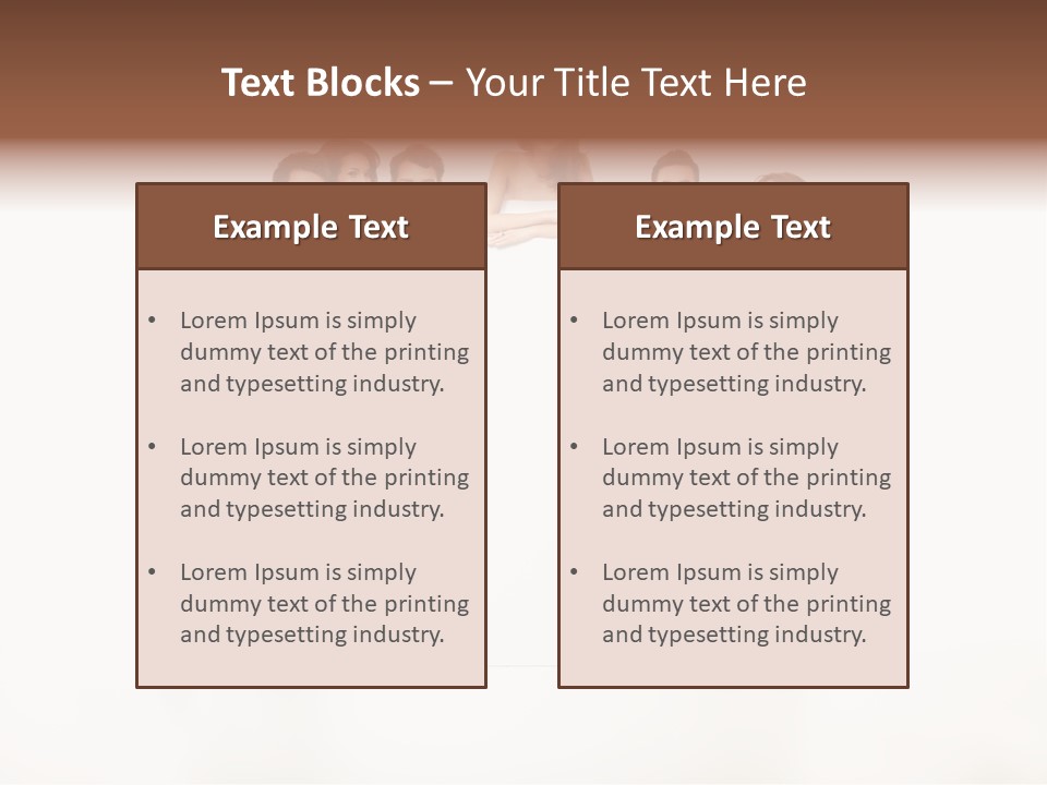 People Copy Blank PowerPoint Template