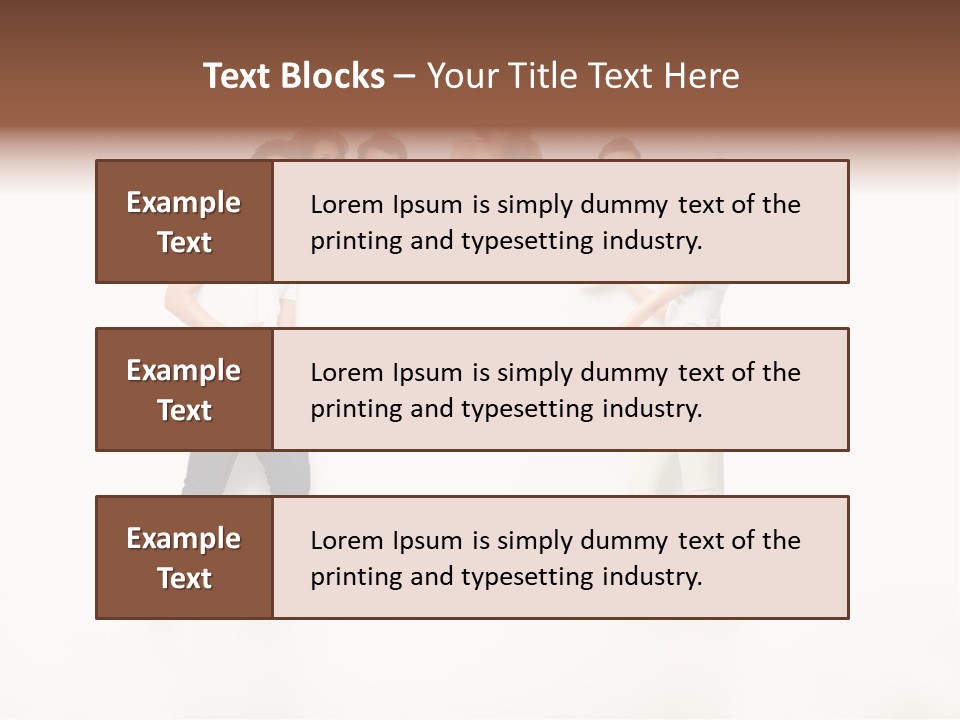 People Copy Blank PowerPoint Template
