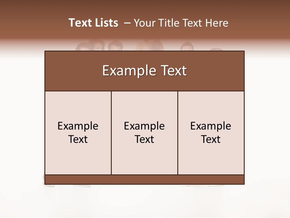 People Copy Blank PowerPoint Template