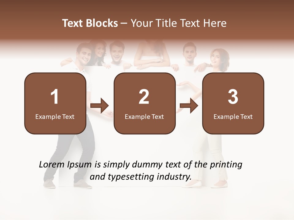 People Copy Blank PowerPoint Template