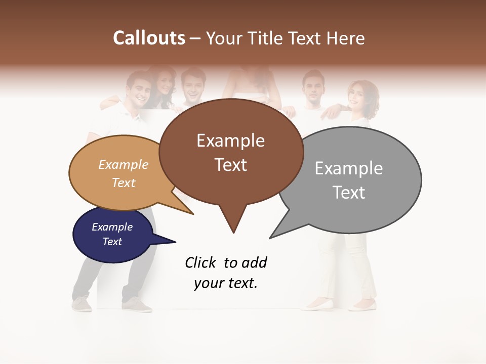People Copy Blank PowerPoint Template