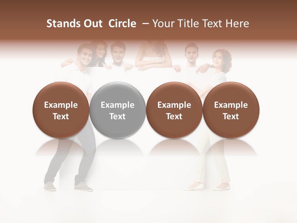 People Copy Blank PowerPoint Template