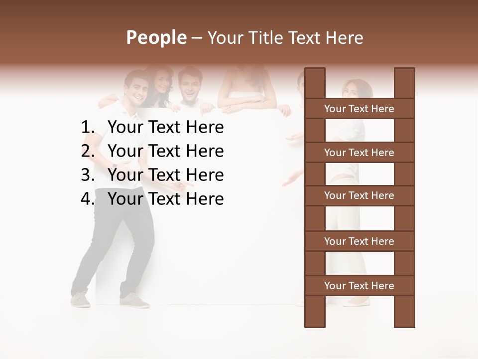People Copy Blank PowerPoint Template
