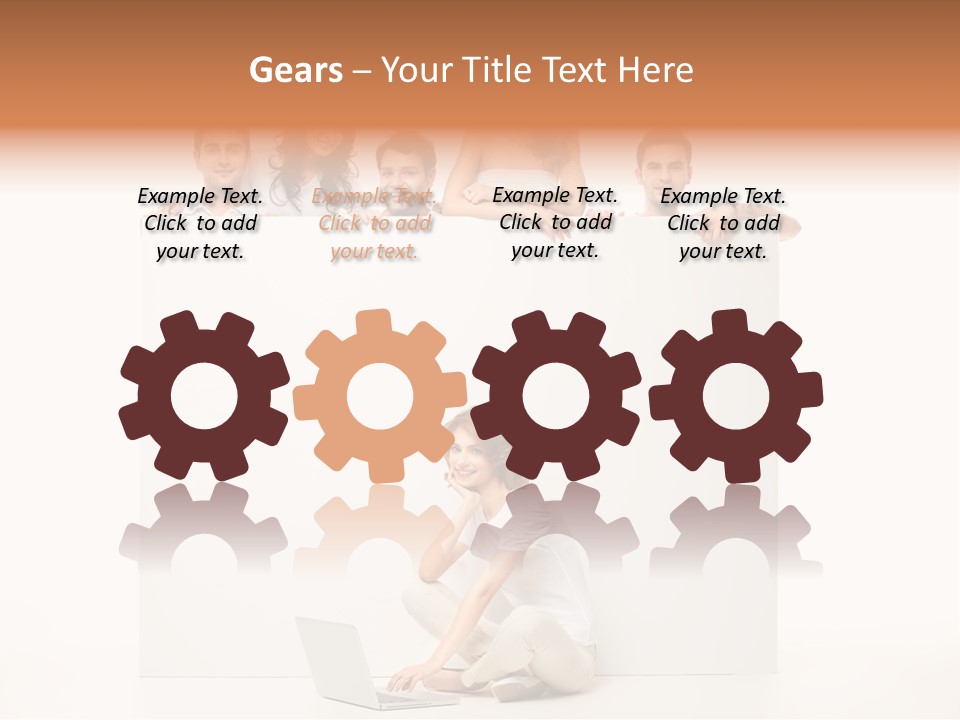 Smile Model Space PowerPoint Template