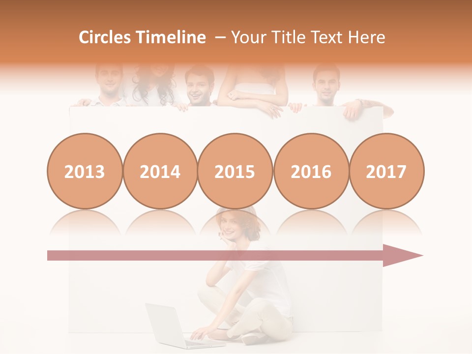Smile Model Space PowerPoint Template