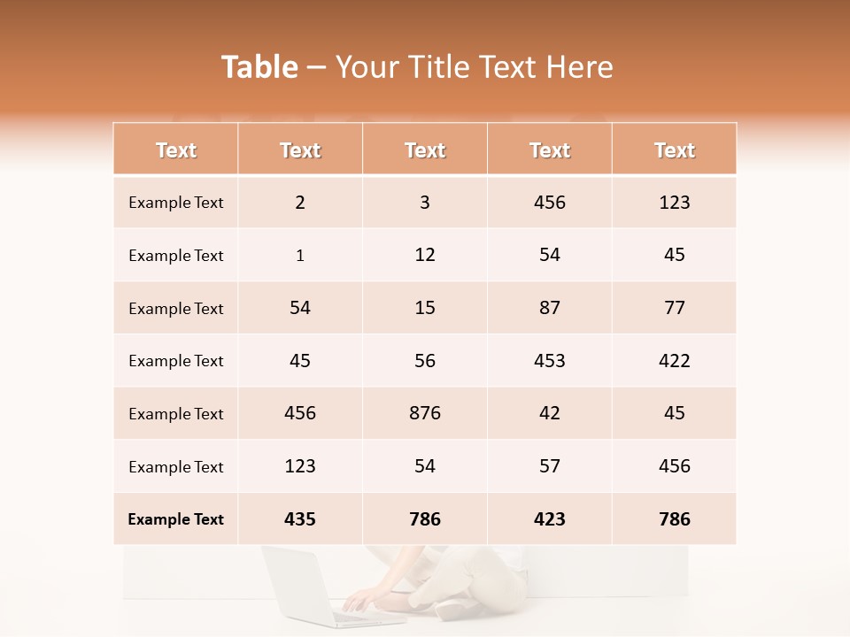 Smile Model Space PowerPoint Template