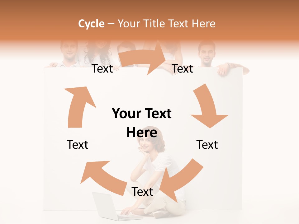Smile Model Space PowerPoint Template