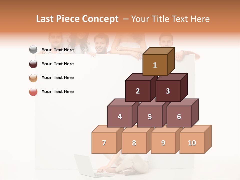 Smile Model Space PowerPoint Template