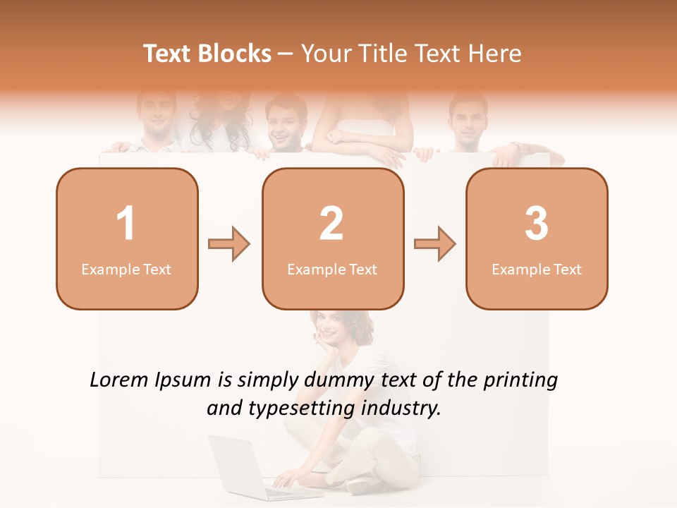 Smile Model Space PowerPoint Template