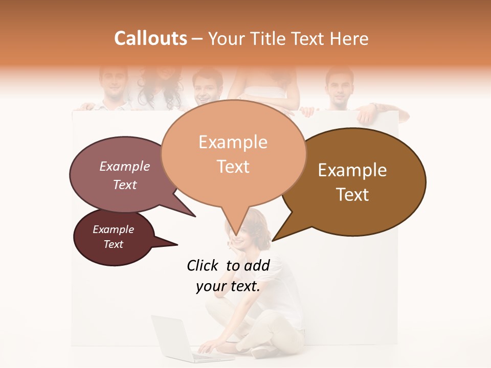 Smile Model Space PowerPoint Template