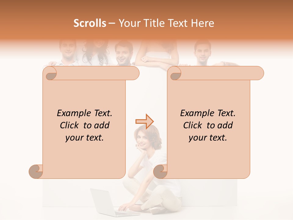 Smile Model Space PowerPoint Template