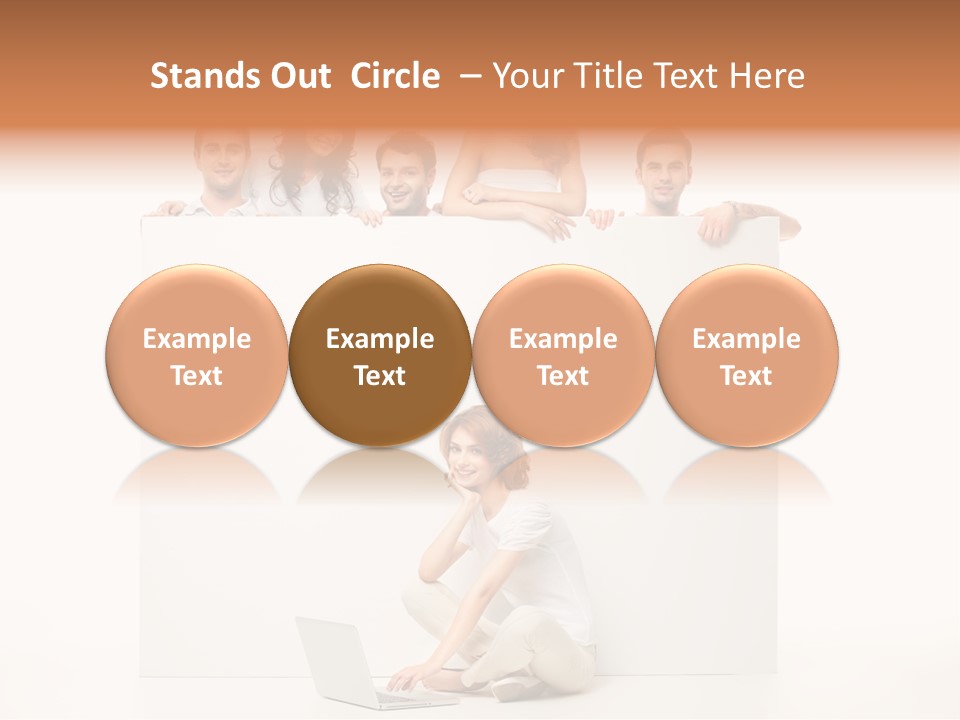 Smile Model Space PowerPoint Template
