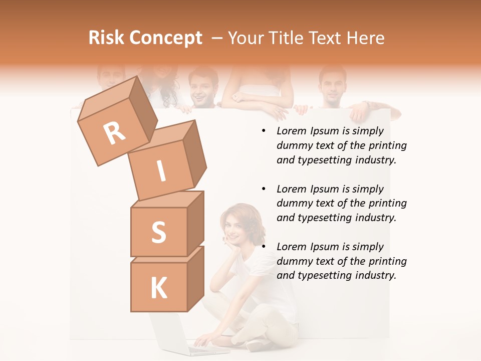 Smile Model Space PowerPoint Template