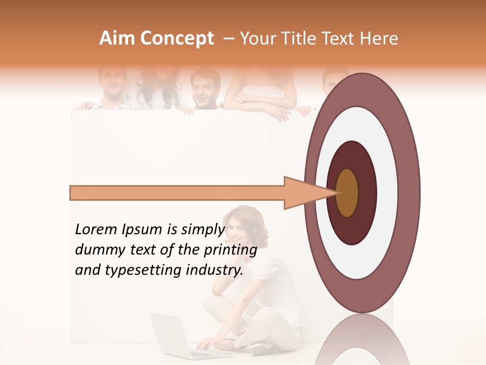 Smile Model Space PowerPoint Template