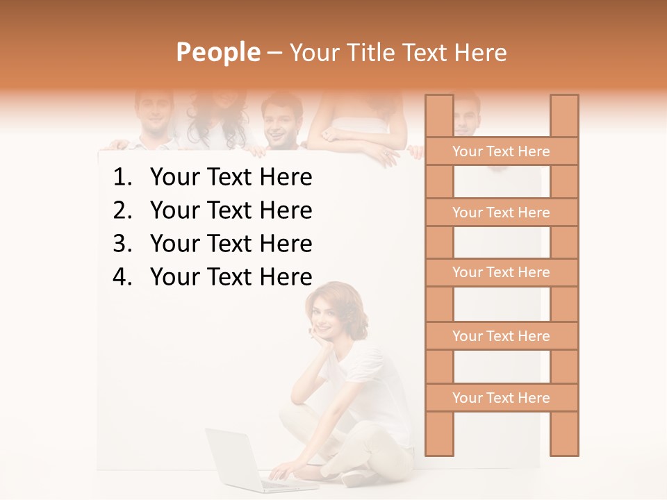 Smile Model Space PowerPoint Template