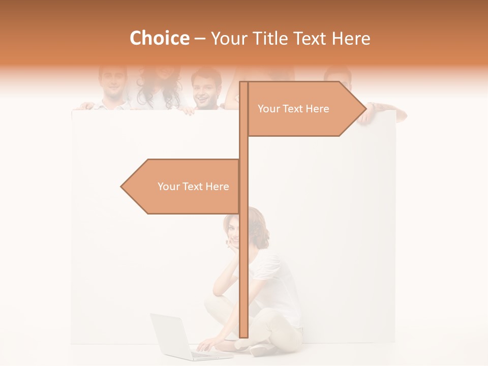 Smile Model Space PowerPoint Template