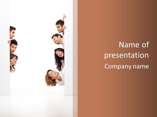 Celebration Smiling Billboard PowerPoint Template