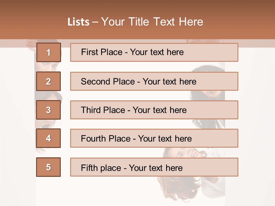 Celebration Smiling Billboard PowerPoint Template
