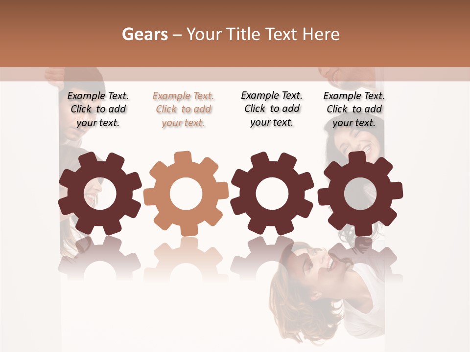 Celebration Smiling Billboard PowerPoint Template