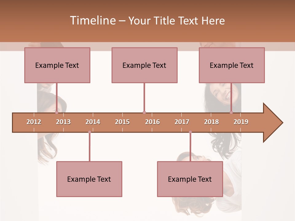 Celebration Smiling Billboard PowerPoint Template