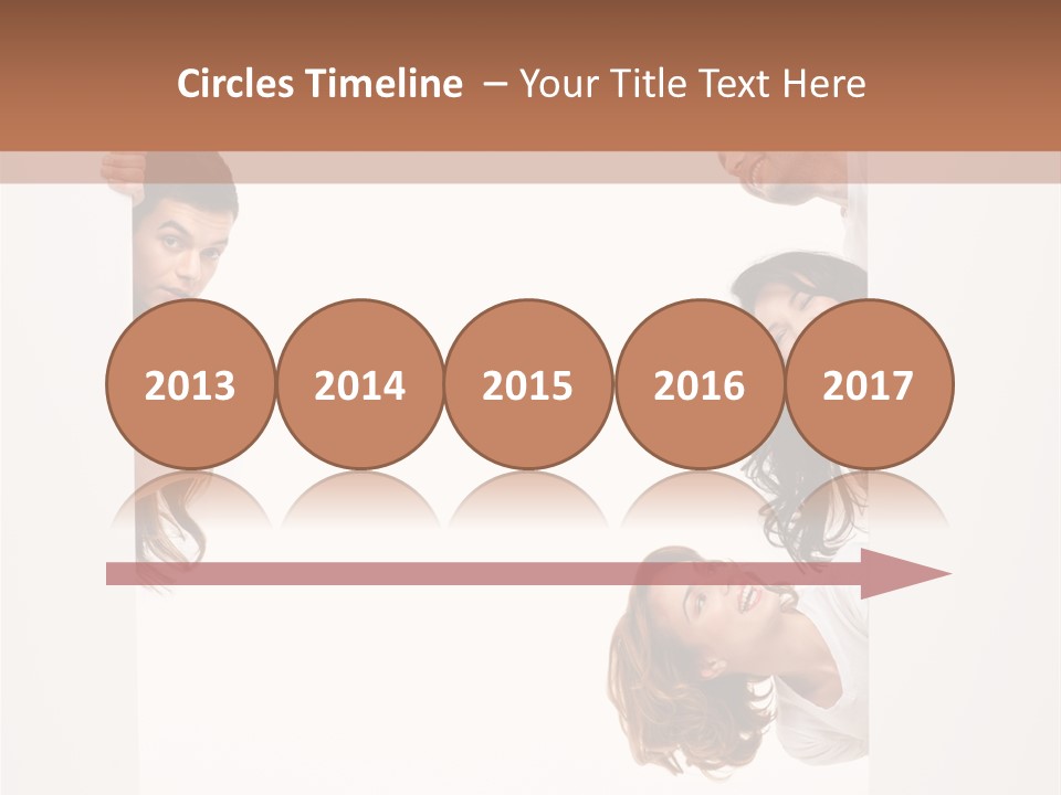 Celebration Smiling Billboard PowerPoint Template