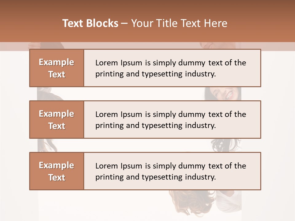 Celebration Smiling Billboard PowerPoint Template