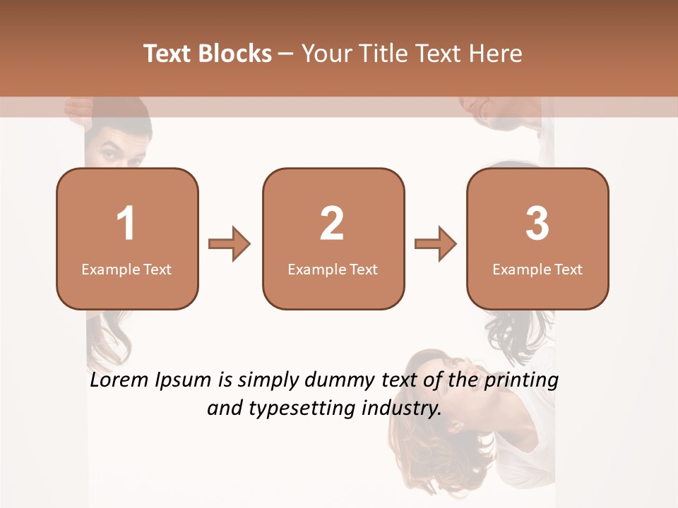 Celebration Smiling Billboard PowerPoint Template