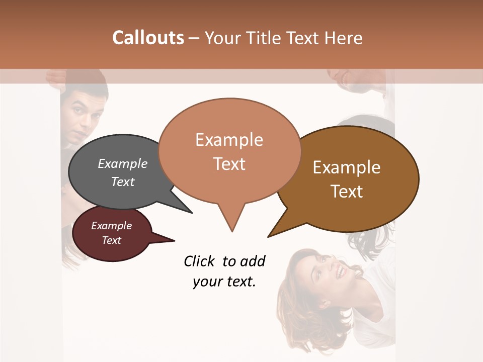 Celebration Smiling Billboard PowerPoint Template