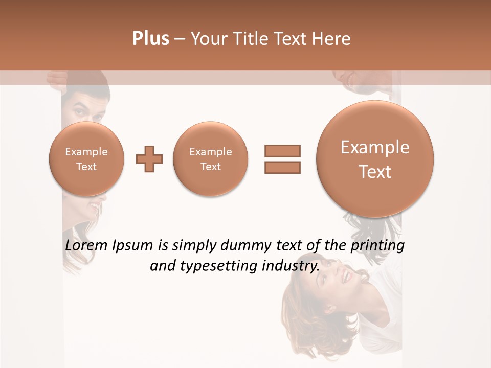 Celebration Smiling Billboard PowerPoint Template