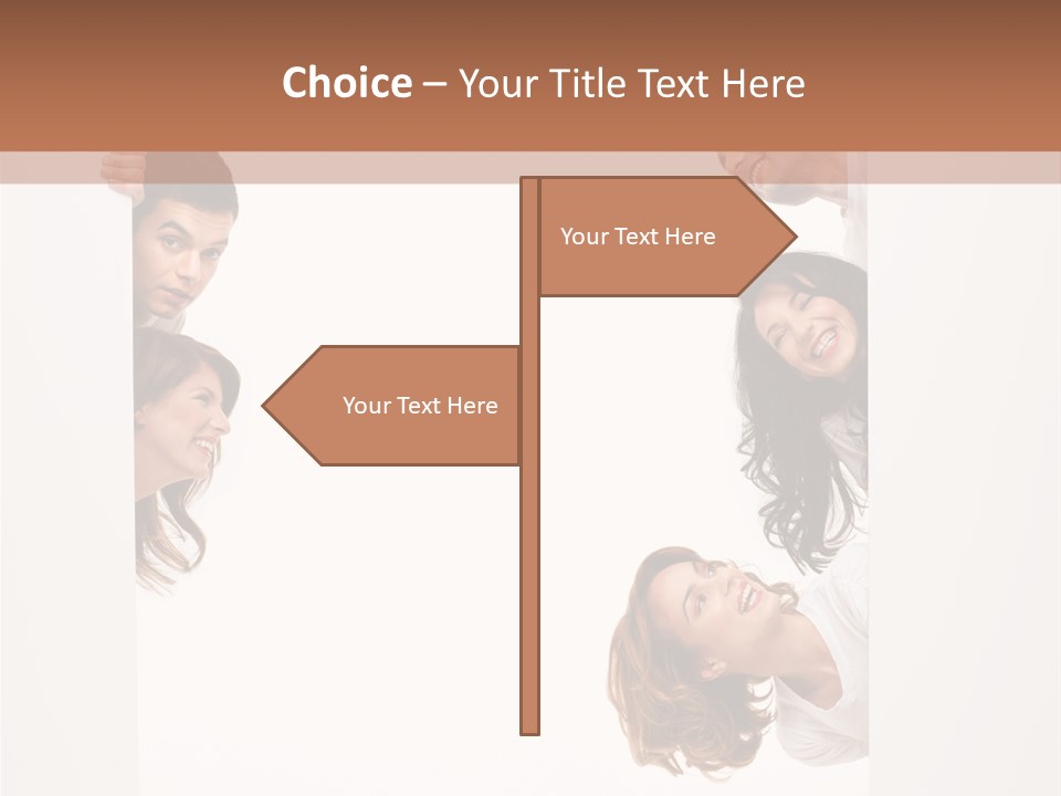 Celebration Smiling Billboard PowerPoint Template