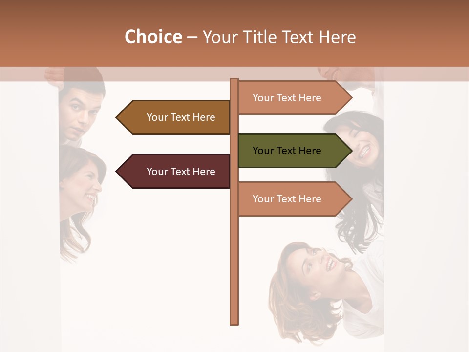 Celebration Smiling Billboard PowerPoint Template