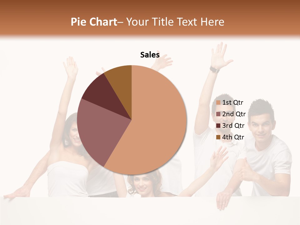 Cheerful Copyspace Sign PowerPoint Template