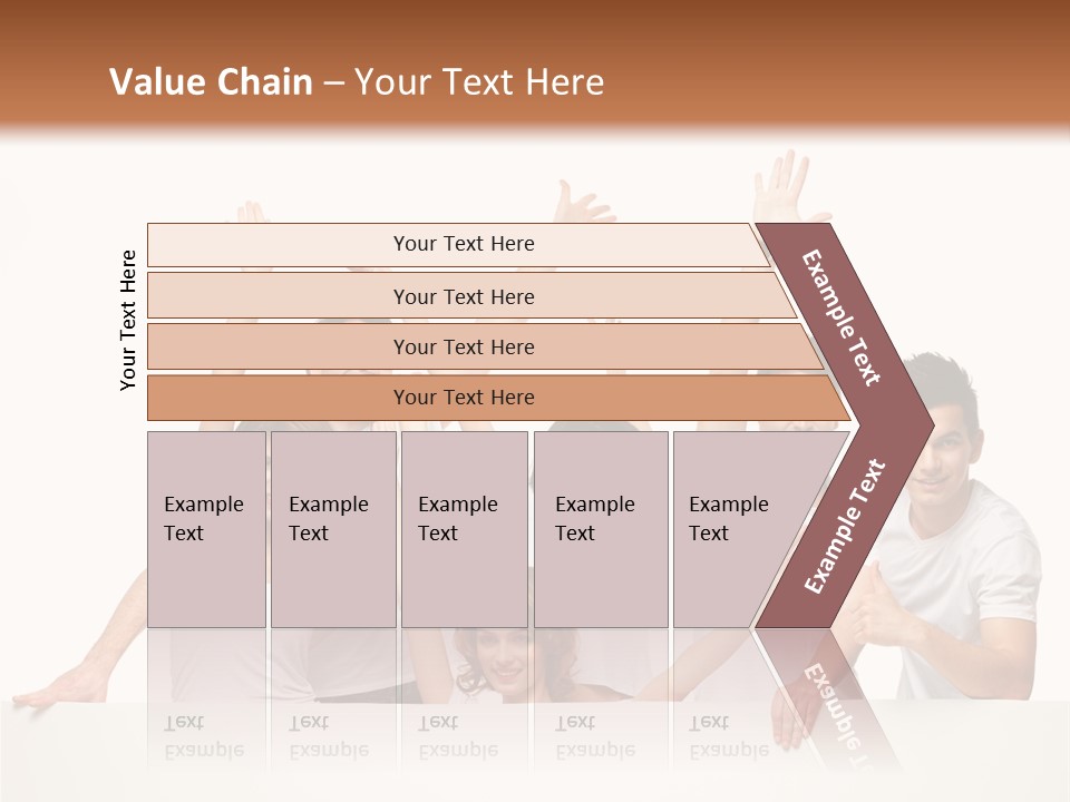 Cheerful Copyspace Sign PowerPoint Template