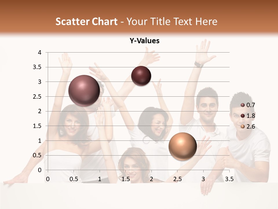 Cheerful Copyspace Sign PowerPoint Template