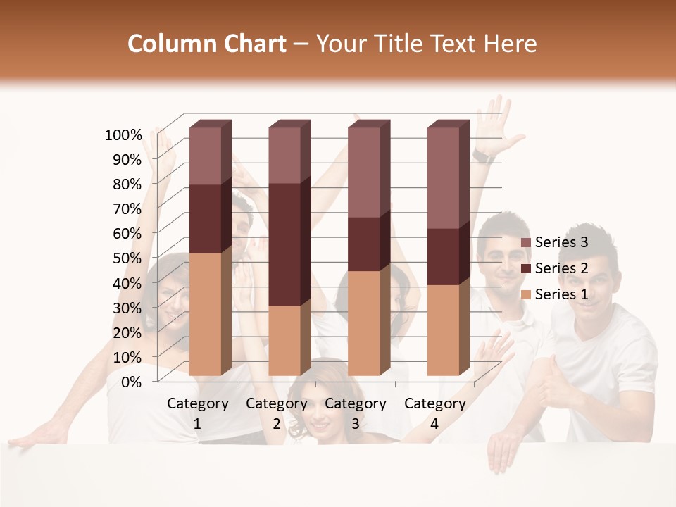 Cheerful Copyspace Sign PowerPoint Template