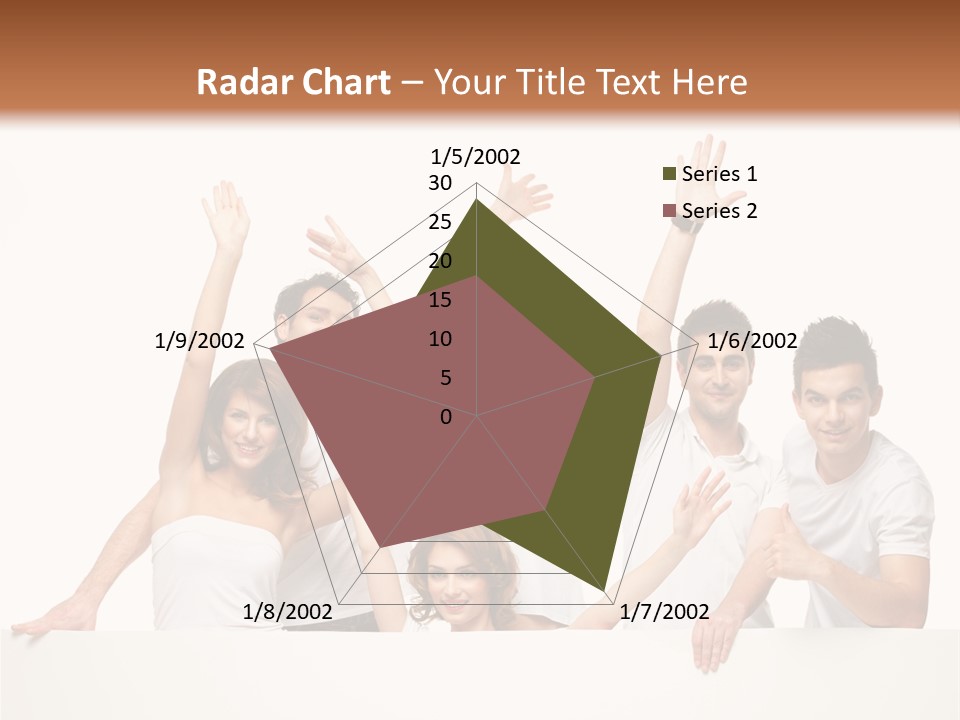 Cheerful Copyspace Sign PowerPoint Template
