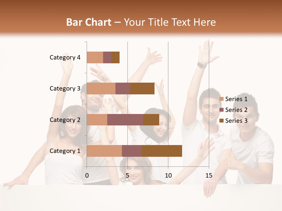 Cheerful Copyspace Sign PowerPoint Template