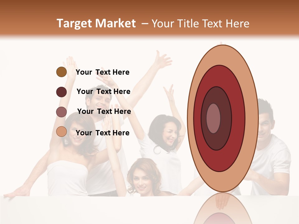 Cheerful Copyspace Sign PowerPoint Template