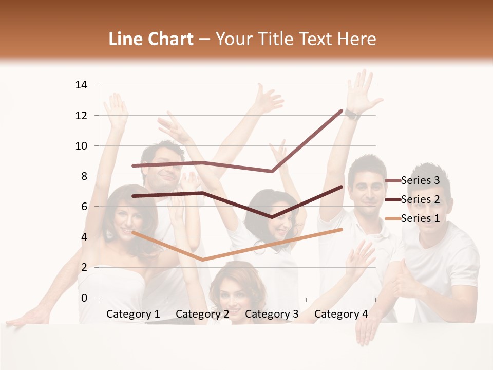Cheerful Copyspace Sign PowerPoint Template