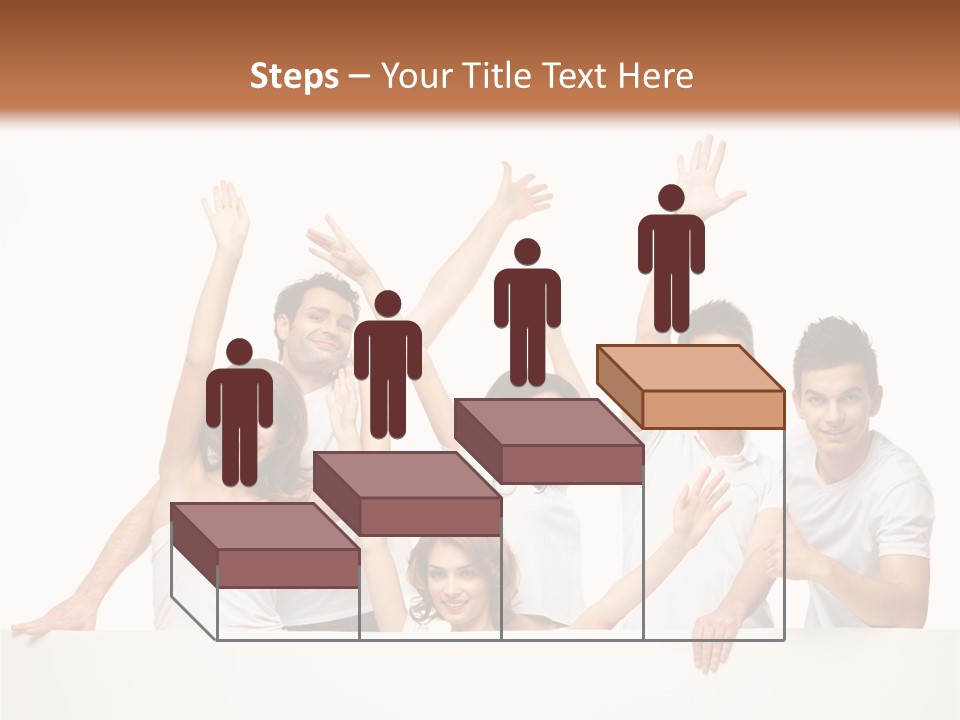 Cheerful Copyspace Sign PowerPoint Template