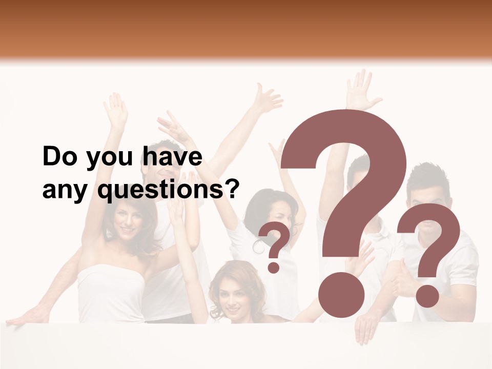 Cheerful Copyspace Sign PowerPoint Template