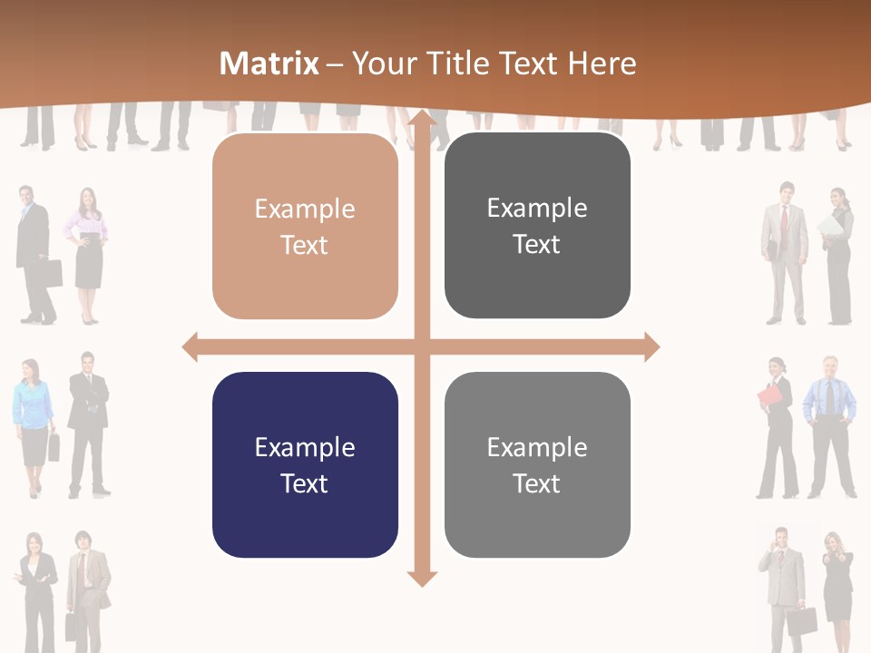 Businesswoman Study University PowerPoint Template